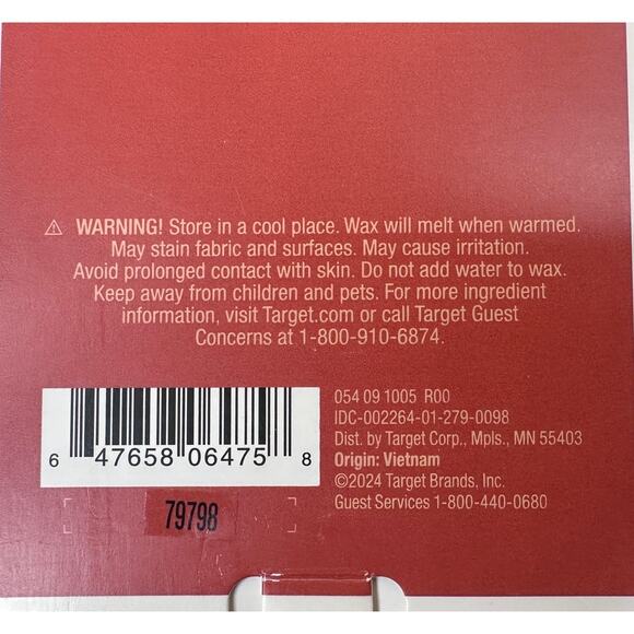 Room Essentials Apple Scented 4oz Breakaway Wax Melt Bar New - Picture 6 of 6